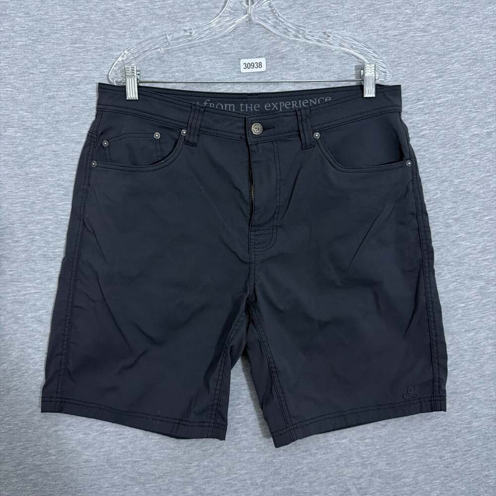 Prana Men’s Size 36x9 Gray Nylon Brion Outerwear Shorts